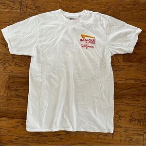In-N-Out Burger White Logo T-Shirt Large